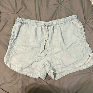 Light blue comfy shorts